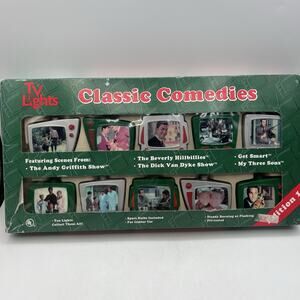 Vintage Sammax 10 String Light COVERS ONLY Retro Tv Classic Comedies 1997